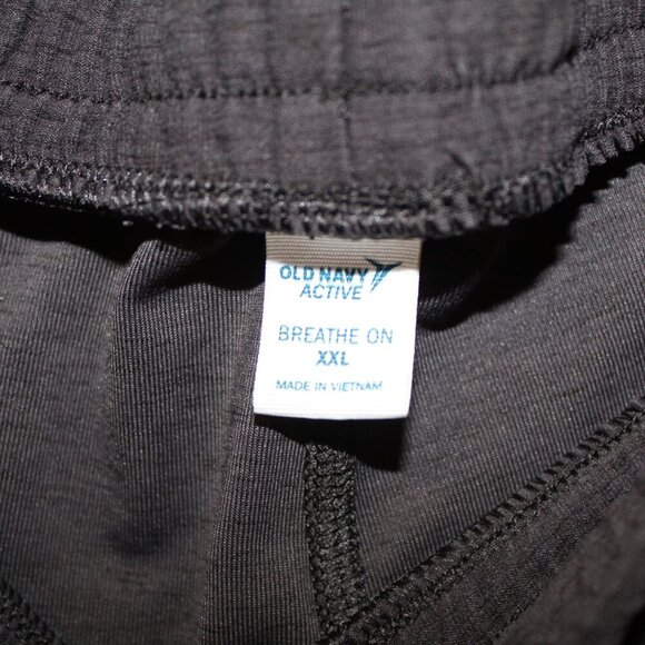 Old Navy Active Breathe On gray athletic drawstring shorts w pockets XXL - Picture 4 of 7